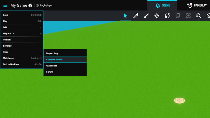 The Sandbox Game Maker screenshot (cropped)