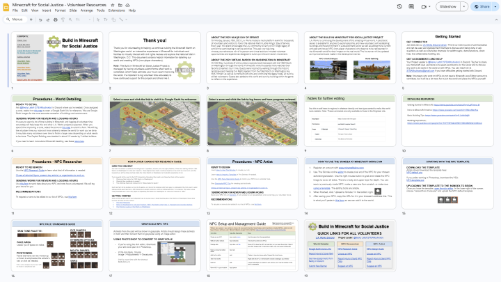 Slide deck screenshots