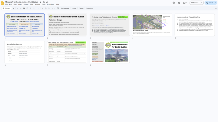 Slide deck screenshots